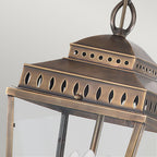 Mansion House 3 Light Chain Lantern - Brass