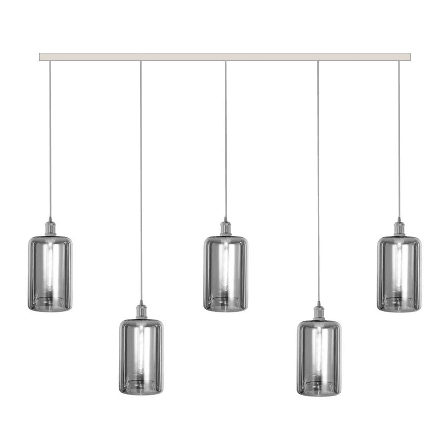 MUSKA Bar 5 light - Silver
