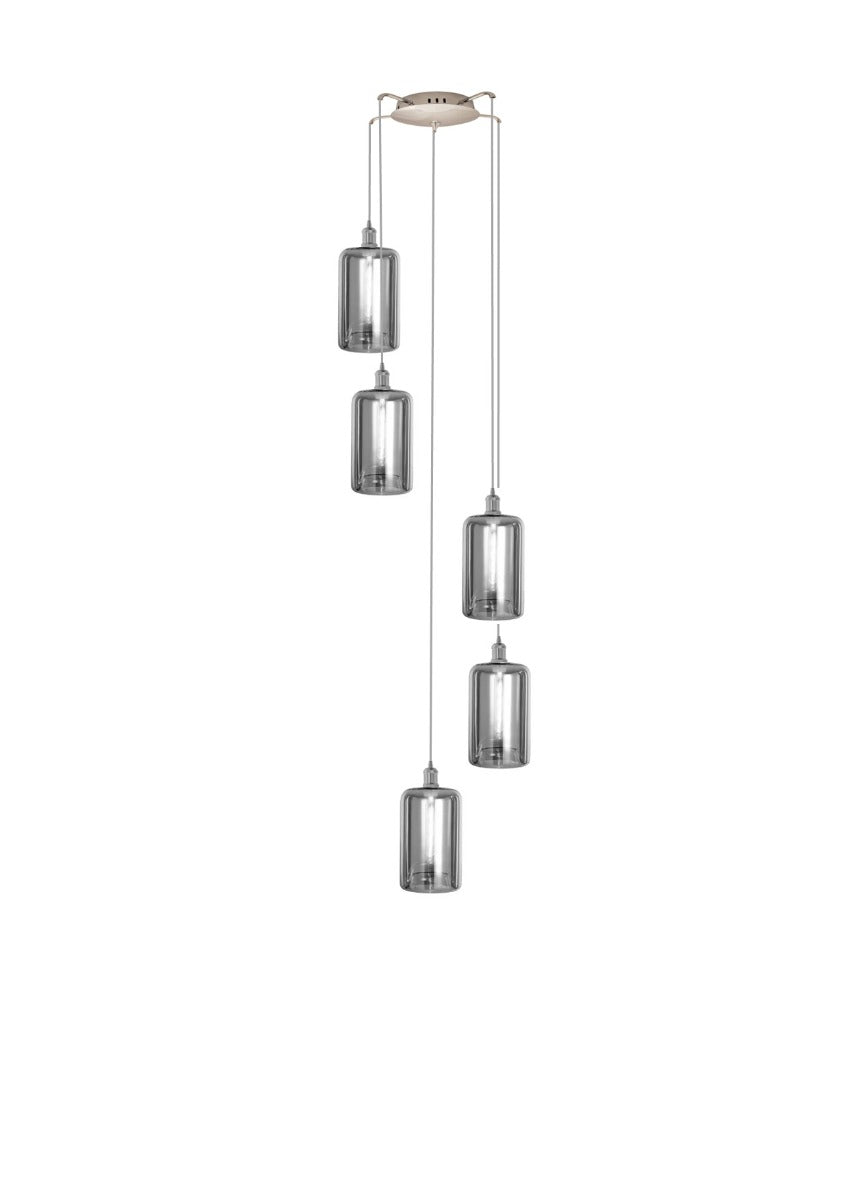 MUSKA HELIX 5 light - Silver