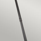 Norfolk 3-Light Black Outdoor Lamp Post