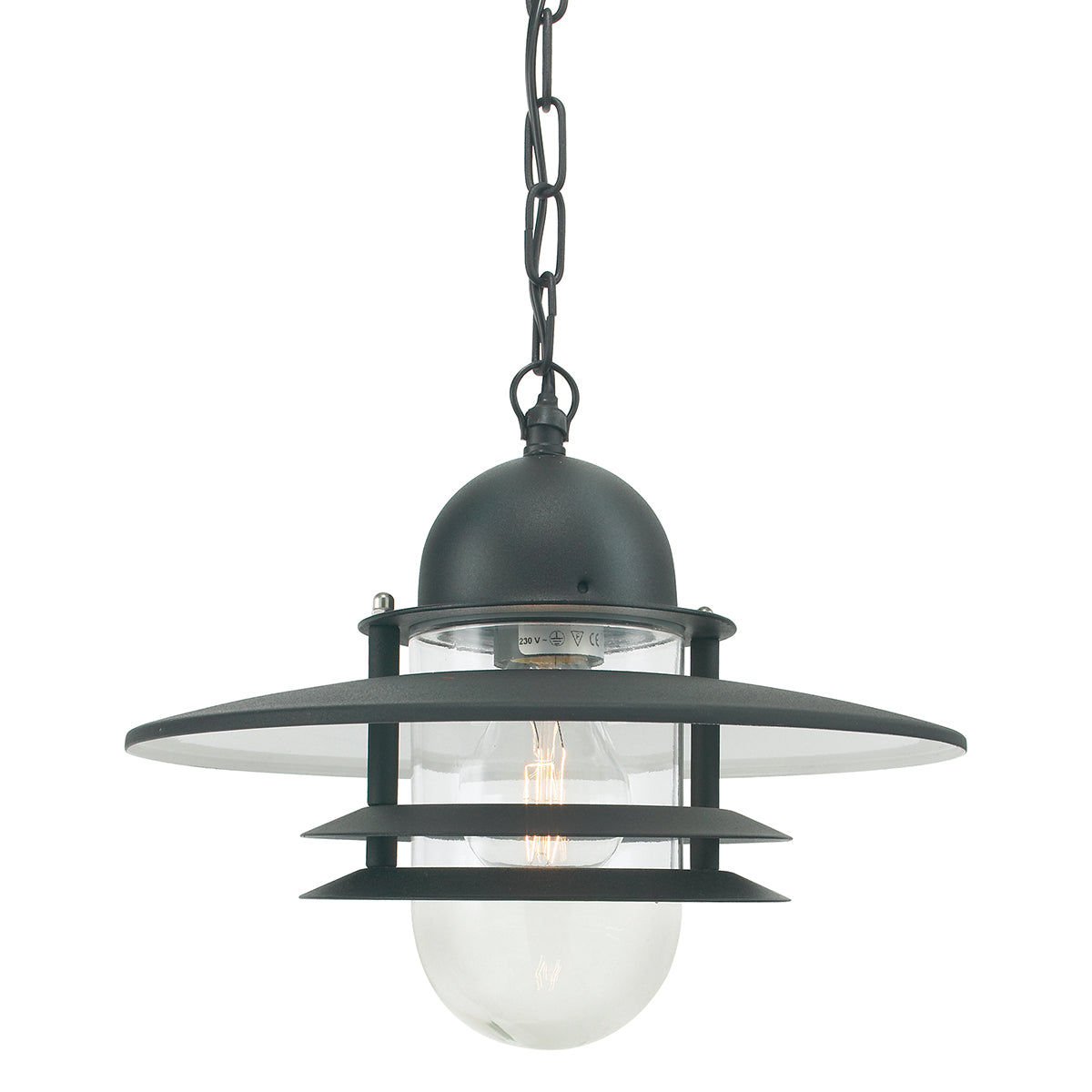 Oslo Traditional Black Hanging Lantern
