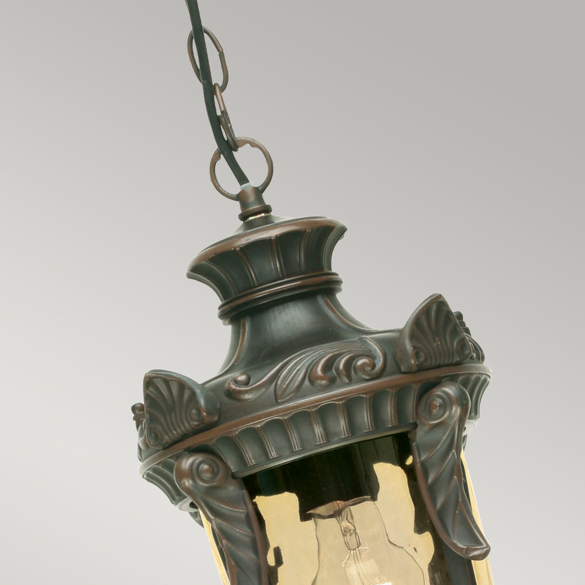 Philadelphia Outdoor Chain Lantern (Multiple Sizes) - Old Bronze