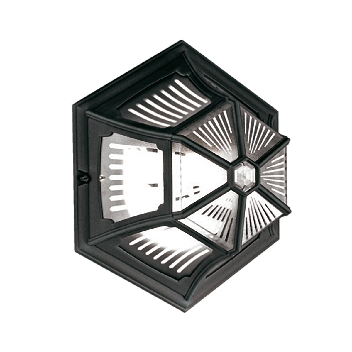 Parish Black Ceiling Flush Mount Lantern