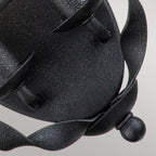 Bradbury 2-Light Grey Ash Wall Sconce (Fluted Steel Design)