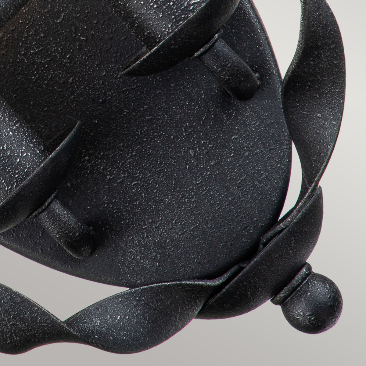 Bradbury 2-Light Grey Ash Wall Sconce (Fluted Steel Design)