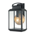 Byron Large Graphite Outdoor Wall Lantern (Vintage Style)