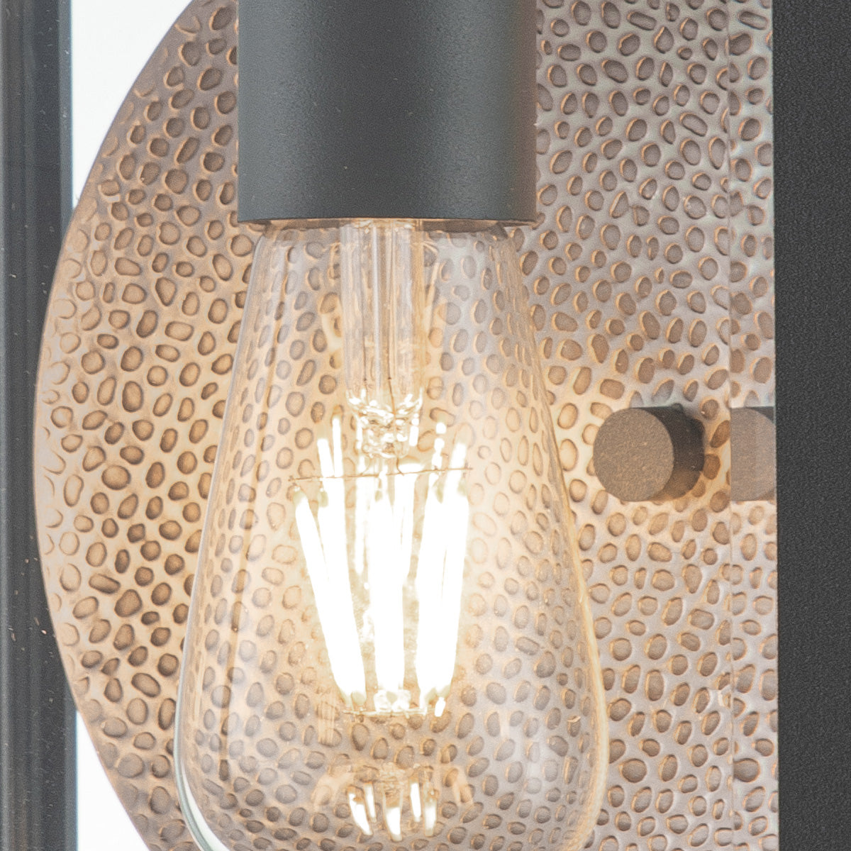 Byron Large Graphite Outdoor Wall Lantern (Vintage Style)