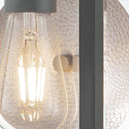 Byron Medium Graphite Outdoor Wall Lantern (Vintage Style)