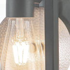 Byron Small Graphite Outdoor Wall Lantern (Vintage Style)