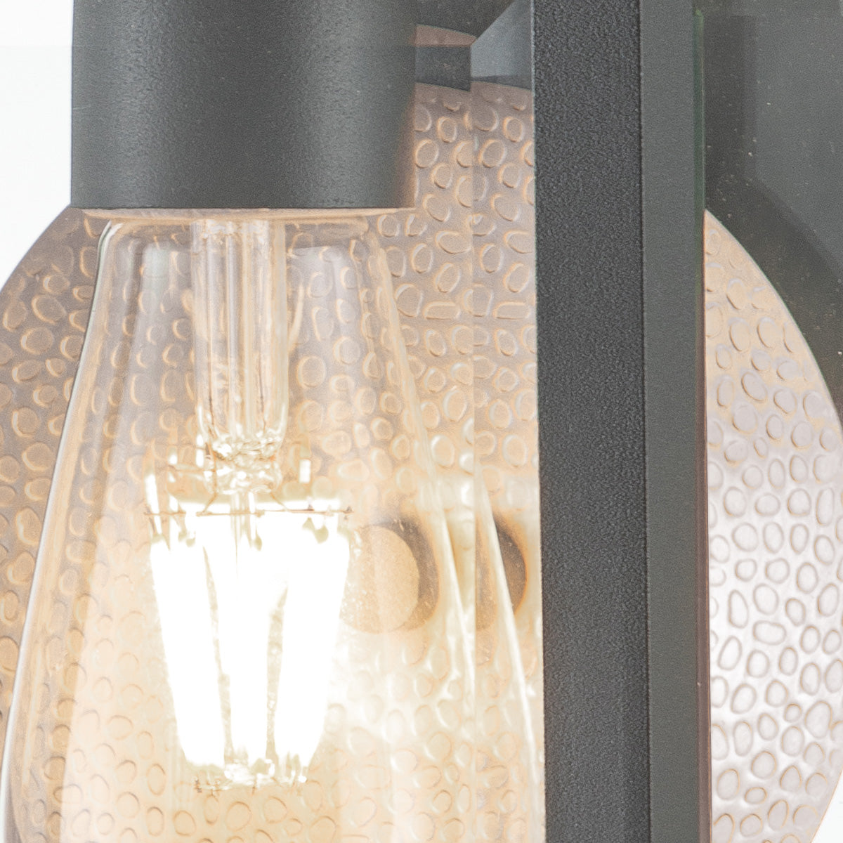 Byron Small Graphite Outdoor Wall Lantern (Vintage Style)