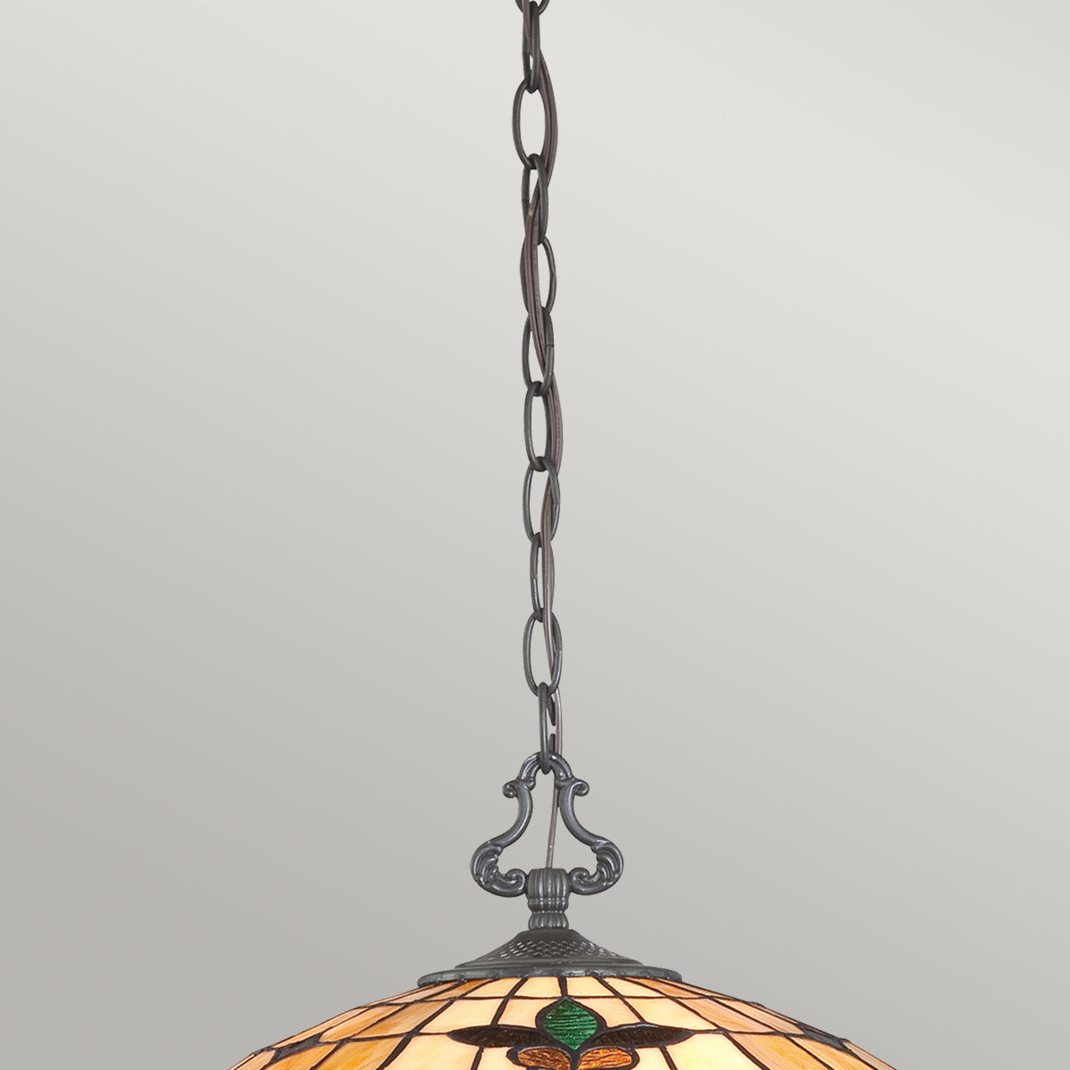 Kami 3-Light Pendant (Handcrafted Tiffany in Classic Art Nouveau Style)