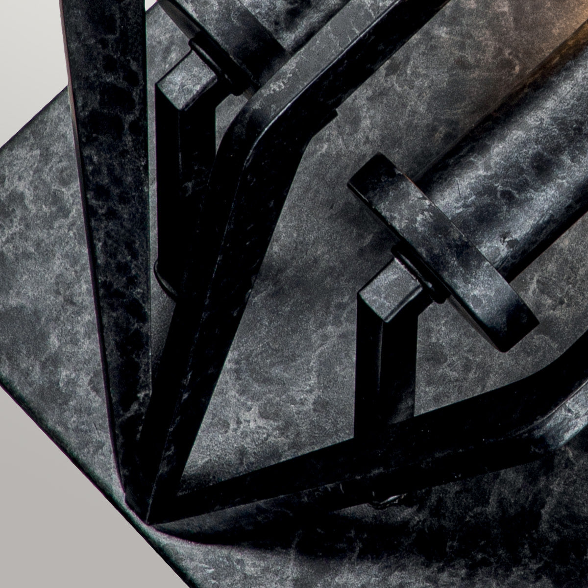 Vanguard 2-Light Old Black Wall Sconce (Modern Industrial Style)