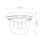 Whistling 3 Light Flush 1