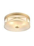 Ringo Gold Painted 380mm Flush Ceiling Fitting