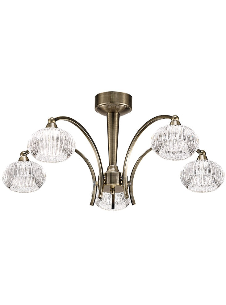 Ripple 5 Light Ceiling Fitting