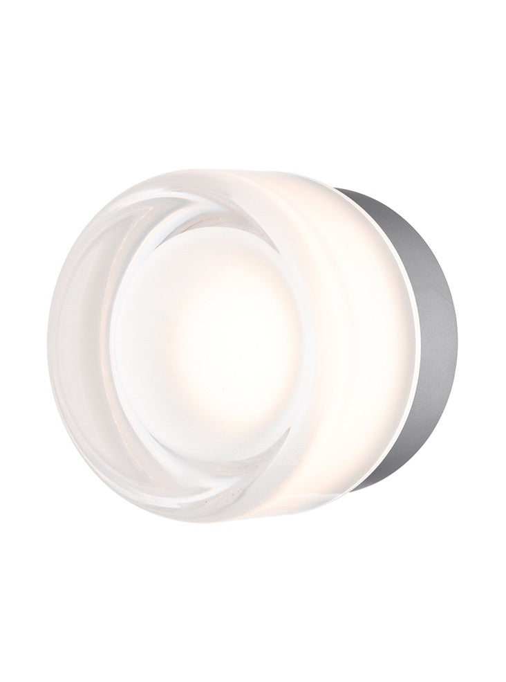 Roue Painted Grey LED Ceiling Light