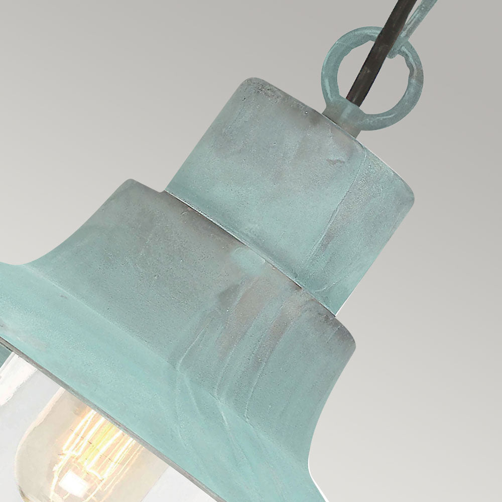 Sheldon Hanging Lantern (Verdigris)
