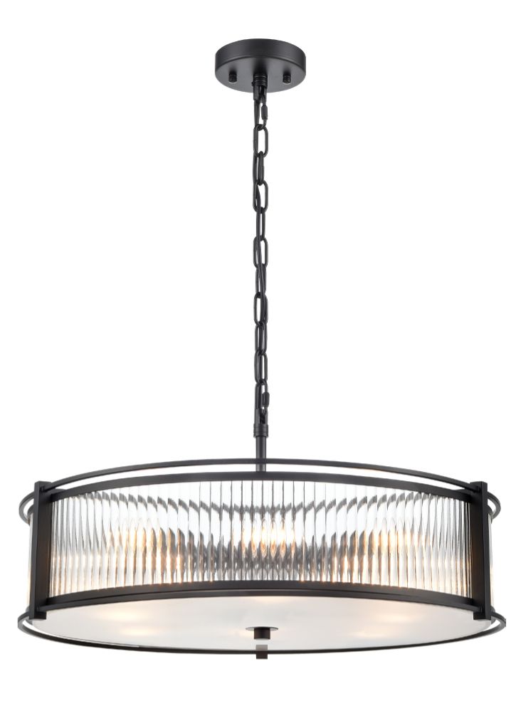 Sloane 8lt Pendant in matt black