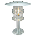 Stockholm 1-Light Grande Galvanized Pedestal Lantern