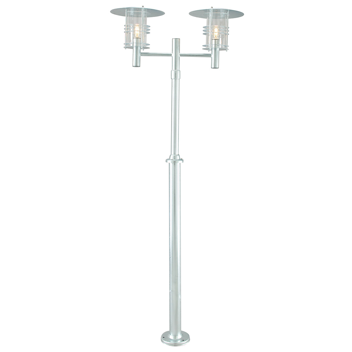 Stockholm Galvanized Twin Post Light