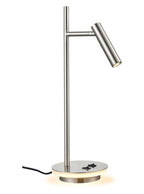 Lewis LED desk lamp with illuminated base