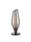 Taper Smoke Table Lamp
