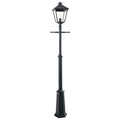 Turin Grande Black 1-Light Signal Post