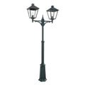 Turin Grande Black Twin Post Light