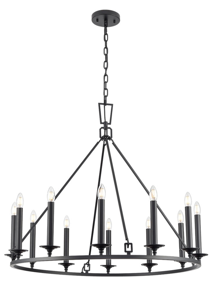 Tudor 12lt Chandelier