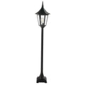 Valencia 1-Light Black Pillar Lantern