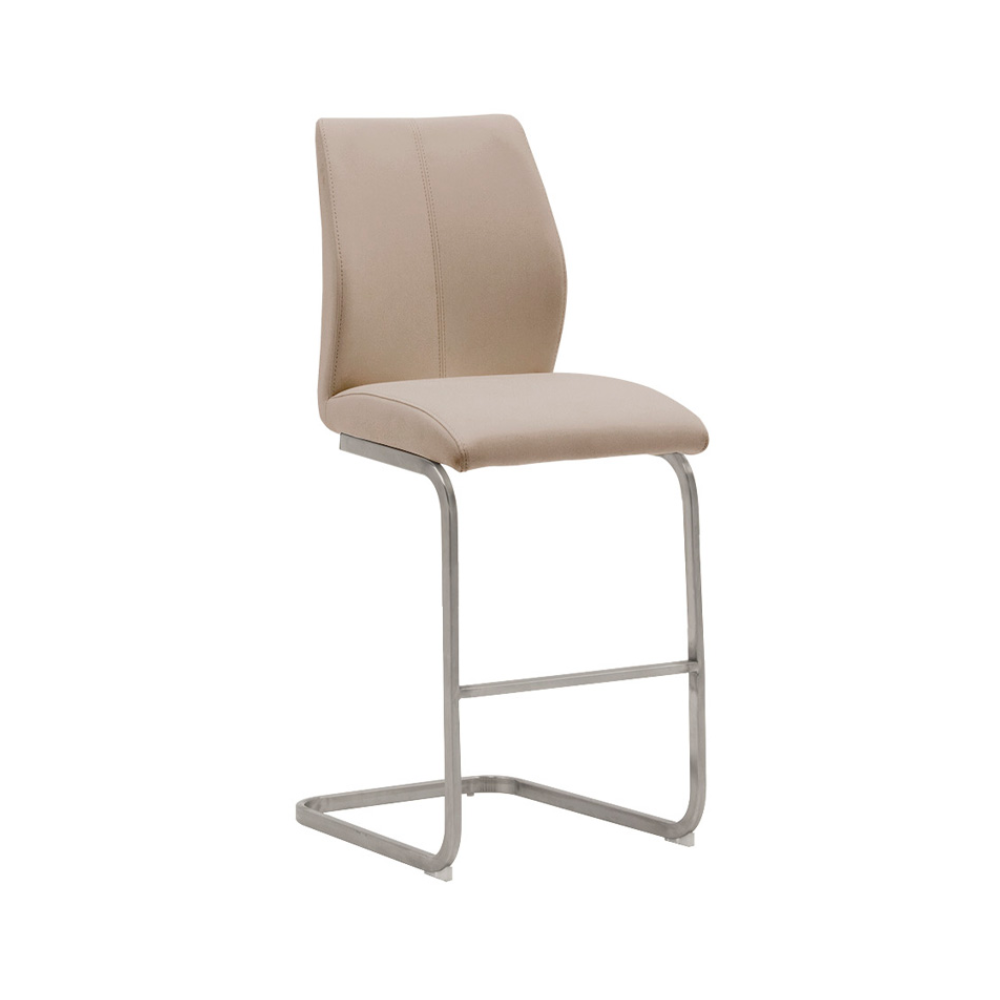 Amenity Counter Chair (Brushed Steel Leg)