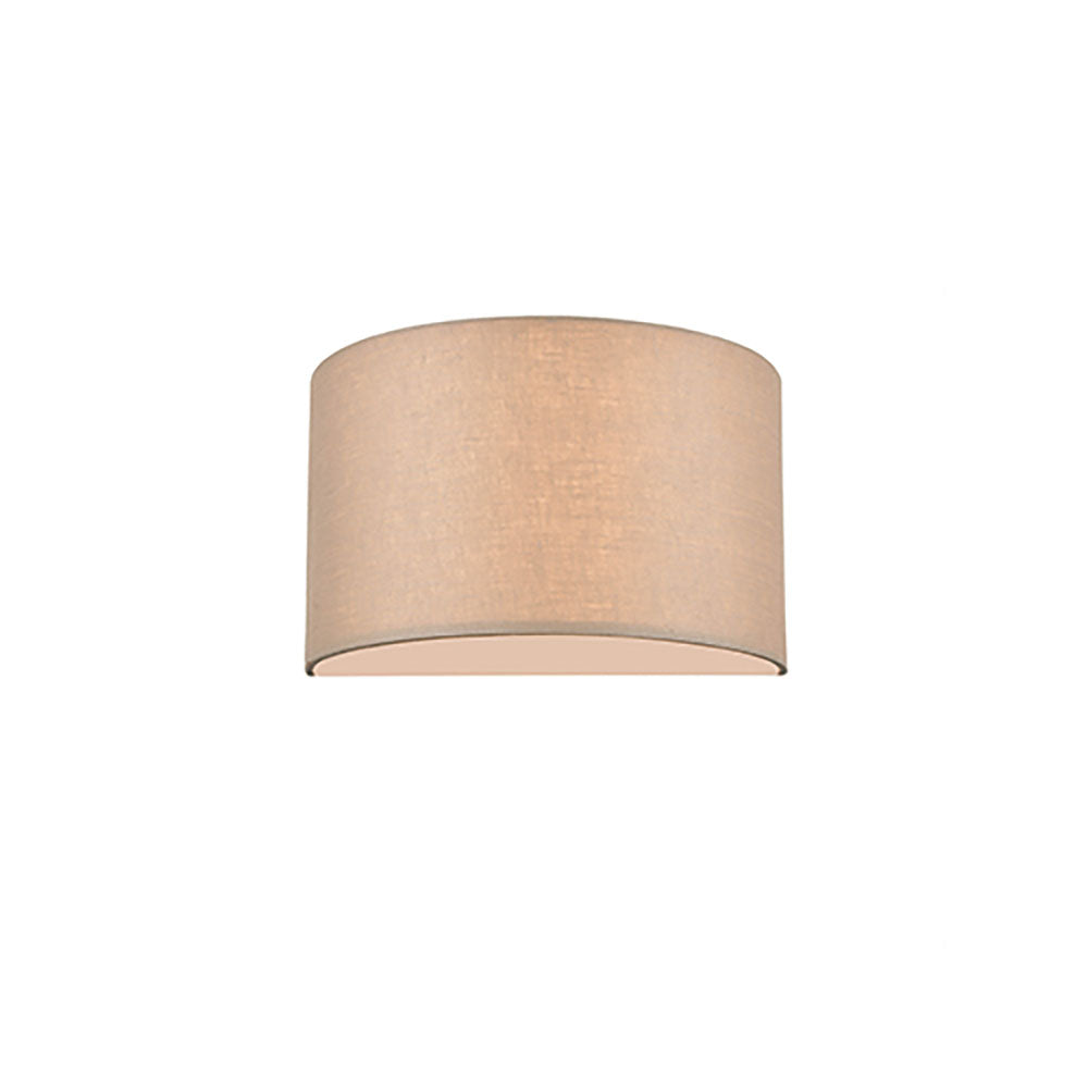 Casey flush half shade wall light
