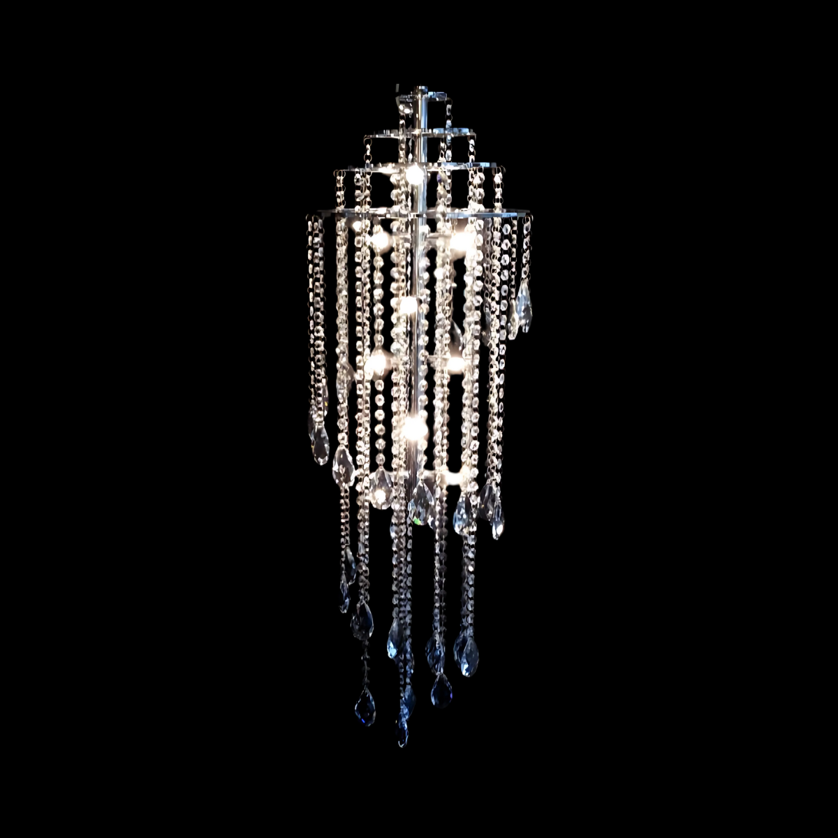Venus 9 Light Crystal Longdrop Chandelier