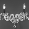 Kolin 2 Light Crystal Wall Gold Trim