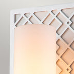 Ziggy 1lt Wall light - Lacquered Silver