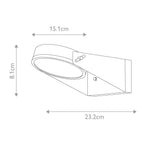 Zola LED  Wall Lantern